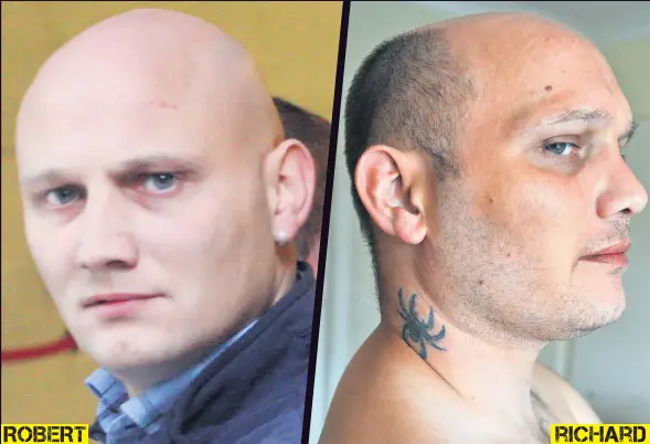  ?? John paul clark ?? lookalikES Robert Greens, dubbed The Da Vinci rapist after a vicious sexual assault in 2006, is blamed for ruining the life of his twin brother Richard, who is now dying by