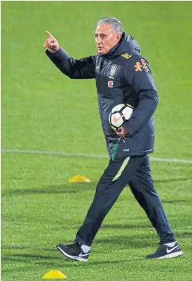  ?? Afp ?? Adenor Leonardo Bacchi, Tite, el técnico de Brasil.