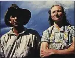  ??  ?? Dust bowl farmers in New Mexico