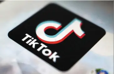  ??  ?? On the horizon: Tiktok is working with brands to test in-app sales in Europe. — AP