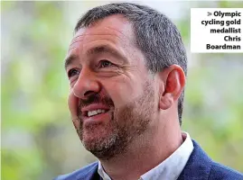  ?? ?? > Olympic cycling gold medallist Chris Boardman