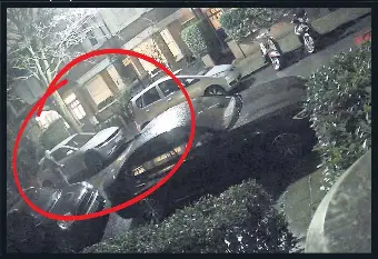  ?? ?? A hooded figure walks up to a Hyundai Ioniq 5, and the car unlocks as if a key was used …