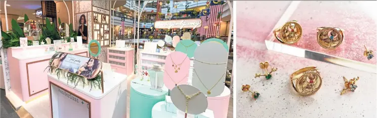  ?? — Photos: Wanderlust + Co ?? The new store features a pretty aesthetic with a sleek and fun decor. Pieces from the Birthstone Series are designed to be gifted and worn with love and wonder.