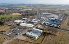  ?? ?? Thainstone Business Park reports a rise in interest.