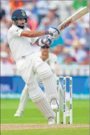  ?? GETTY IMAGES ?? Virat Kohli in action during a Test match against England at Edgbaston in 2018 .