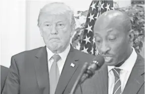  ?? EUROPEAN PRESSPHOTO AGENCY ?? The decision by Merck CEO Ken Frazier to resign from an advisory panel in the wake of President Trump’s response to violence in Charlottes­ville, Va., was widely praised and seen as an example other corporate leaders should follow.