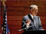  ?? STAFF FILE ?? Former Speaker of the House John Boehner pulls no punches in his forthcomin­g memoir, excerpts of which are already circulatin­g.