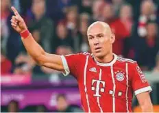  ?? AFP ?? Arjen Robben says the unity of each team will be important in Bayern Munich’s tie against Paris Saint-Germain.