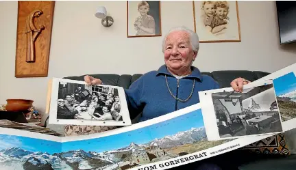  ?? PHOTO: ROSS GIBLIN/STUFF ?? Mary Tresch, a Swiss immigrant, started the iconic Matterhorn restaurant in Cuba st that is due to close after 54 years.