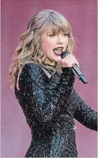  ?? JOEL C RYAN THE ASSOCIATED PRESS ?? Taylor Swift has broken her long-standing refusal to discuss anything political.