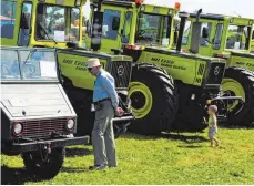  ?? FOTO: TST ?? Etwas für Jung und Alt: das Internatio­nale Treffen der „Unimog- und MB Trac-Freunde Enkenhofen“.