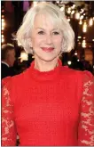  ??  ?? aPPeaL: Helen Mirren