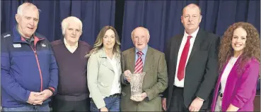  ?? ?? Pictured with Patsy at last Friday night’s celebratio­n, are fellow club lotto committee members John O’Connor, John Twomey, Ber Wheeler, John Heggtveit (chairman) and Michelle O’Keeffe. (See page 68)