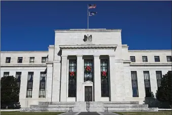  ?? DANIEL SLIM — GETTY IMAGES ?? The U.S. Federal Reserve in Washington, DC. Some officials are looking to broaden disinflati­on parameters.