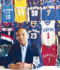  ?? ABAC CORDERO ?? NBA Philippine­s managing director Carlo Singson.