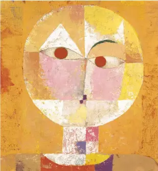  ??  ?? Paul Klee, Senecio (Baldgreis) (1922); top, an Instagram photo by @tiikeritii­nanen