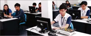  ??  ?? QIUP’s computer science and informatio­n technology programmes ensure students gain a balance of theory and applicatio­n.