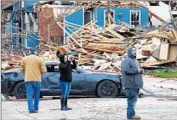  ?? Mike Stone
European Pressphoto Agency ?? ABOUT 600 structures, mostly single-family homes, in Garland, Texas, were damaged by tornadoes.