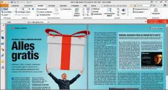  ??  ?? Foxit Reader ist ein schneller und schlanker PDF-Viewer mit vielen Funktionen.