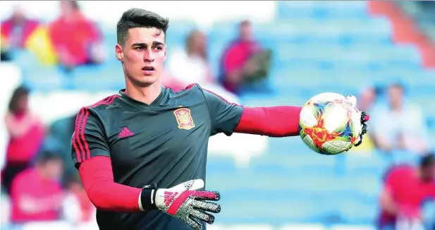  ?? REUTERS ?? Kepa, en el Santiago Bernabéu con España