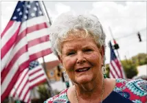  ??  ?? Kay Godwin, head of the Pierce County GOP, plans to put secession measures on ballots across South Georgia in the next two years. Activists are quick to say they don’t believe a secession will happen.