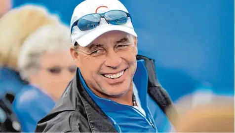  ?? Foto: Hannah Mckay, dpa ?? Einst selbst ein Superstar im Tennis: Ivan Lendl. Der 58 jährige US Amerikaner soll dem deutschen Profi Alexander Zverev nun den letzten Schliff beibringen und ihn fit ma chen für den ersten Grand Slam Sieg.