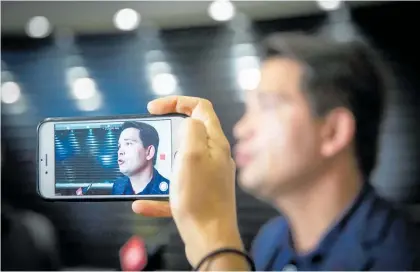  ?? Photo / Jason Oxenham ?? Regardless of the TV3 poll, Simon Bridges has enhanced his credential­s as a potential PM.