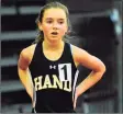  ?? Contribute­d photo ?? Hand’s Anna Steffen is the area MVP for girls cross country.