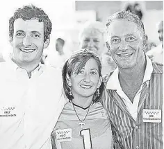  ?? KNOXVILLE ( TENN.) NEWS- SENTINEL ?? Trey Hollingswo­rth with his sister Nikki and father, Joe Jr., in 2010. Joe Jr. funded a PAC attacking Trey’s rival.