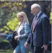  ?? JABIN BOTSFORD/THE WASHINGTON POST ?? Kirstjen Nielson, here with current boss John Kelly, has been tapped to lead the Department of Homeland Security.