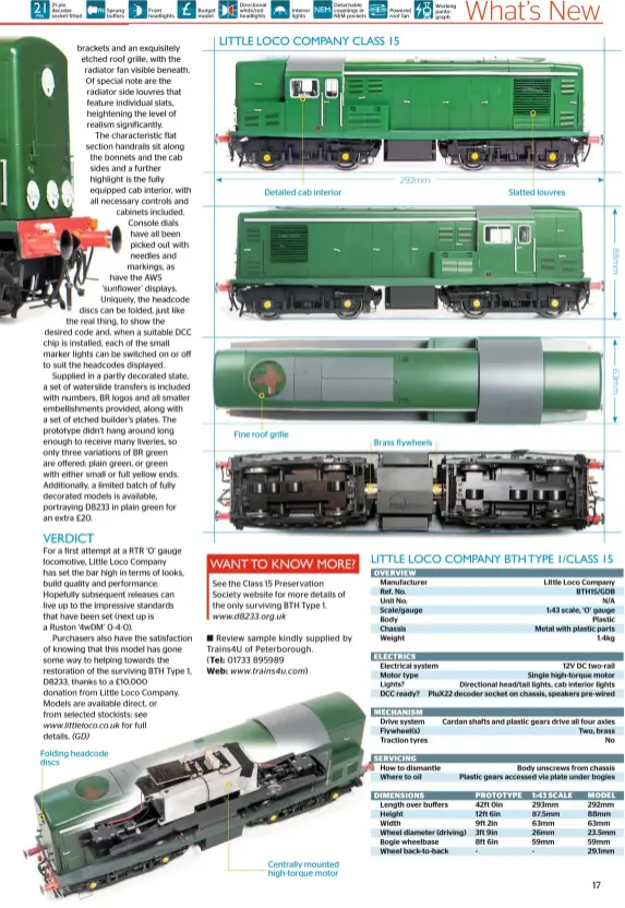  ??  ?? Folding headcode discs Centrally mounted high-torque motor