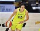  ?? Photograph: Julio Aguilar/Getty Images ?? Breanna Stewart was named MVP of the 2020 WNBA finals after averaging 28.3 points and 7.3 rebounds.