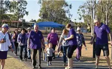  ?? Photo: Lachlan McIvor ?? IN MEMORY: The Jayde Kendall Day of Awareness Walk on Tuesday, August 14.