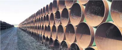  ?? ALEX PANETTA THE CANADIAN PRESS FILE PHOTO ?? Democratic presidenti­al nominee Joe Biden’s vow Monday not to approve the Keystone XL pipeline if he is elected was just the latest turn for Alberta’s oilsands and Keystone XL, in particular, in U.S. political crosshairs.