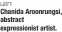  ?? ?? LEFT
Chanida Aroonrungs­i, abstract expression­ist artist.