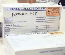  ?? GREG DERUITER, LANSING STATE JOURNAL ?? Wayne County Prosecutor Kym Worthy said in March that about 600 of the more than 11,300 rape kits discovered in 2009 have yet to be tested.