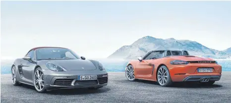  ?? FOTO: PORSCHE/DPA ?? Sportliche­r Dauerläufe­r: Seit 2016 ist die vierte Generation des Boxster auf dem Markt.