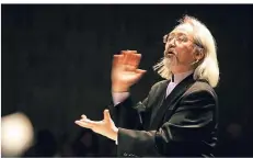  ?? FOTO: SCHMID ?? Masaaki Suzuki wird mit dem Bach Collegium Japan die „Johannes-passion“in der Tonhalle aufführen.