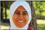  ?? COURTESY WHITEHOUSE.GOV ?? Khadija Gurnah of Middletown will be honored Monday at the White House for her efforts to help enroll people in health insurance plans under the Affordable Care Act.