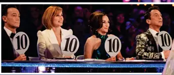  ??  ?? Perfection: The judges score her American smooth on Saturday