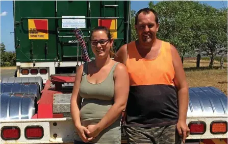  ?? PHOTO: CONTRIBUTE­D ?? WASHING TRUCKS: Toowoomba couple Jodie and Gav Crockford hope to capitalise on the upcoming Toowoomba Second Range Crossing and general heavy vehicle traffic with a new truck wash stop in Wellcamp.