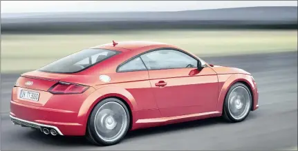  ??  ?? Audi’s TTS sports coupe is deceptivel­y laid back.