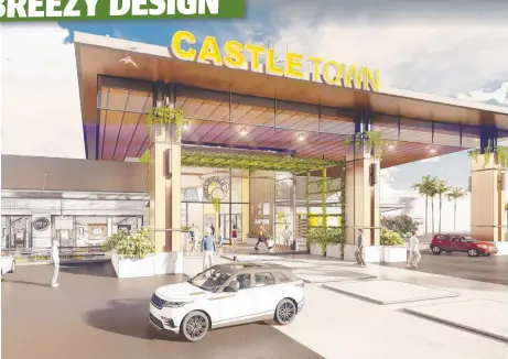  ?? Picture: SUPPLIED ?? An artist's impression of the new entry to Castletown shopping centre in Townsville.