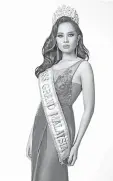  ??  ?? Debra Jeanne Poh, the reigning Miss Grand Malaysia 2018 from Labuan