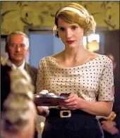  ??  ?? Antonina Zabinski ( Jessica Chastain) risks her life to save hundreds of Jewish people in Nazi- occupied Poland in The Zookeeper’s Wife.