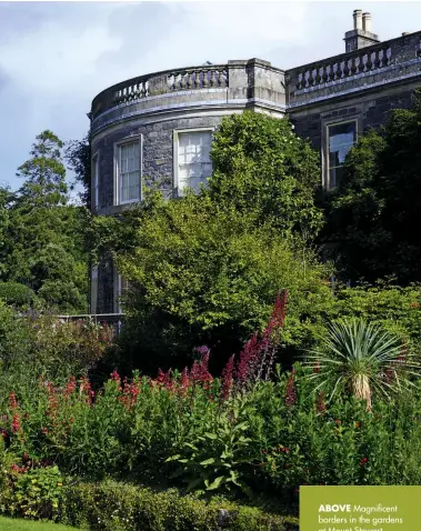  ??  ?? ABOVE Magnificen­t borders in the gardens at Mount Stewart.