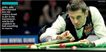  ??  ?? Mark Selby