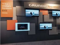  ??  ?? Ein echter Coup: Die neuen Grundig-oled-fernseher sind für 1 300 Euro über Amazon erhältlich und werden als Fire-tv-modelle vermarktet