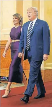  ?? NYT ?? ■ US President Donald Trump and first lady Melania Trump arrive at the Colon Theater for an event during the G-20 summit in Buenos Aires on Friday.