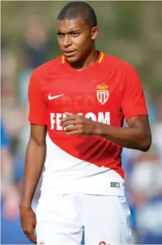  ?? EPA ?? Should Kylian Mbappe’s transfer go through it would continue the raid on Ligue 1 champion Monaco’s players